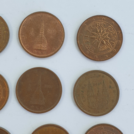 Монеты 1/2/5/20 центов, года 2000-2013, 28 штук. Картинка 13